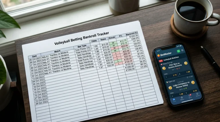 Bankroll Management für Volleyball-Wetten mit Einsatzstrategien