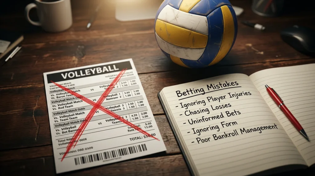 Typische Fehler bei Volleyball-Wetten erkennen und vermeiden