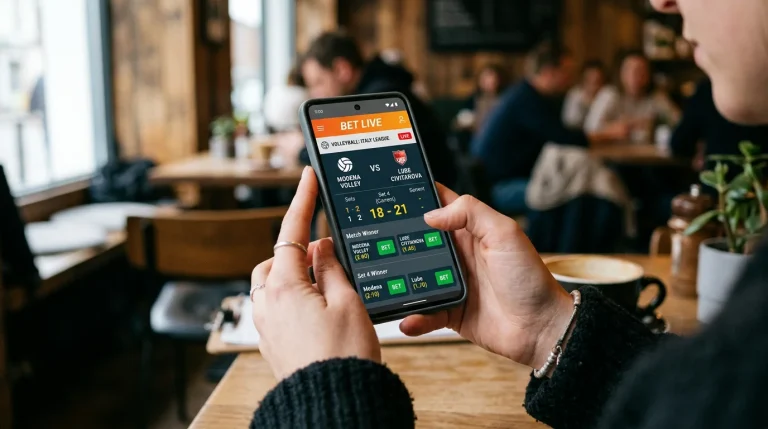 Volleyball-Wetten per Smartphone mit mobilen Apps und Live-Zugang
